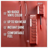 Maybelline Superstay Vinyl Ink Nude Shock Peppy 115