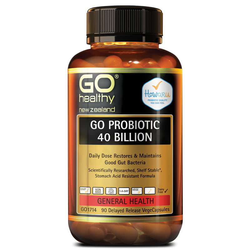 GO Healthy GO Probiotic 40 Billion 90 VCaps
