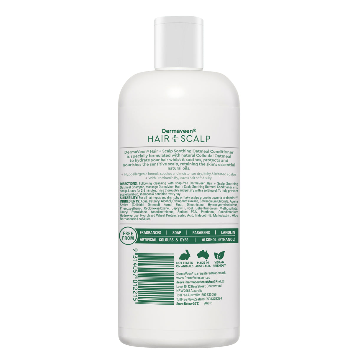 DermaVeen Oatmeal Conditioner 250 mL