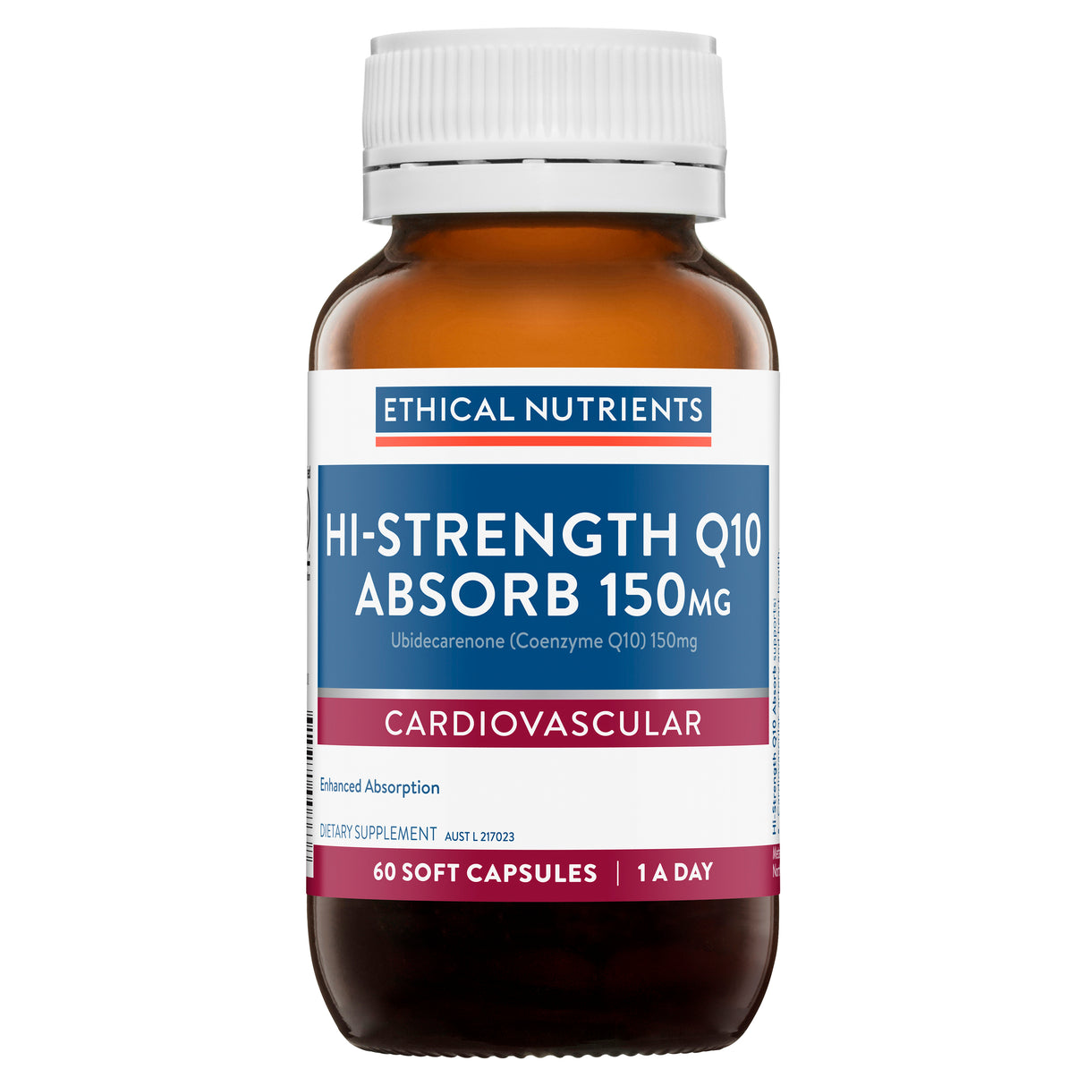 Ethical Nutrients Hi-Strength Q10 Absorb 150mg 60 Capsules