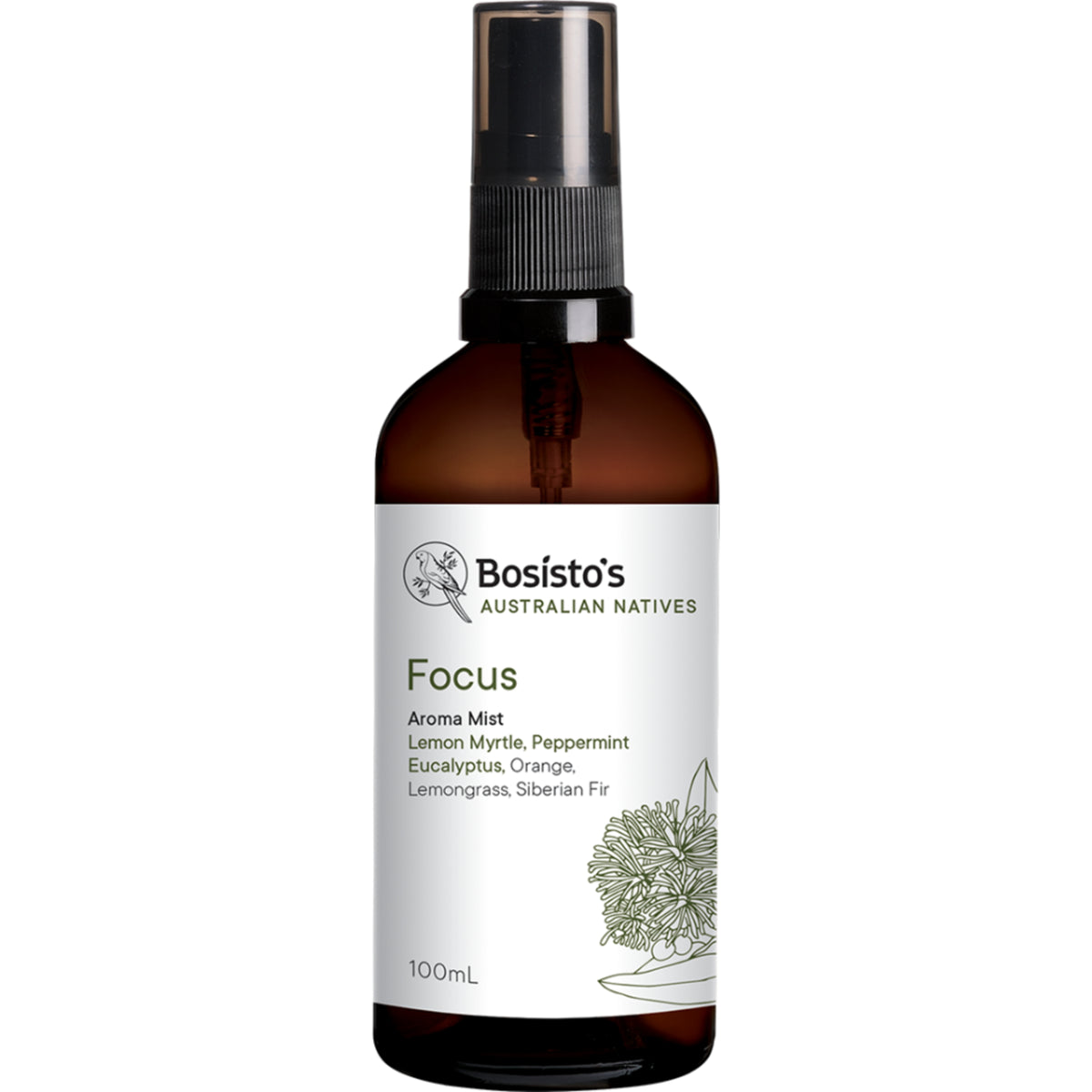Bosisto's Native Focus Aroma Mist 100mL