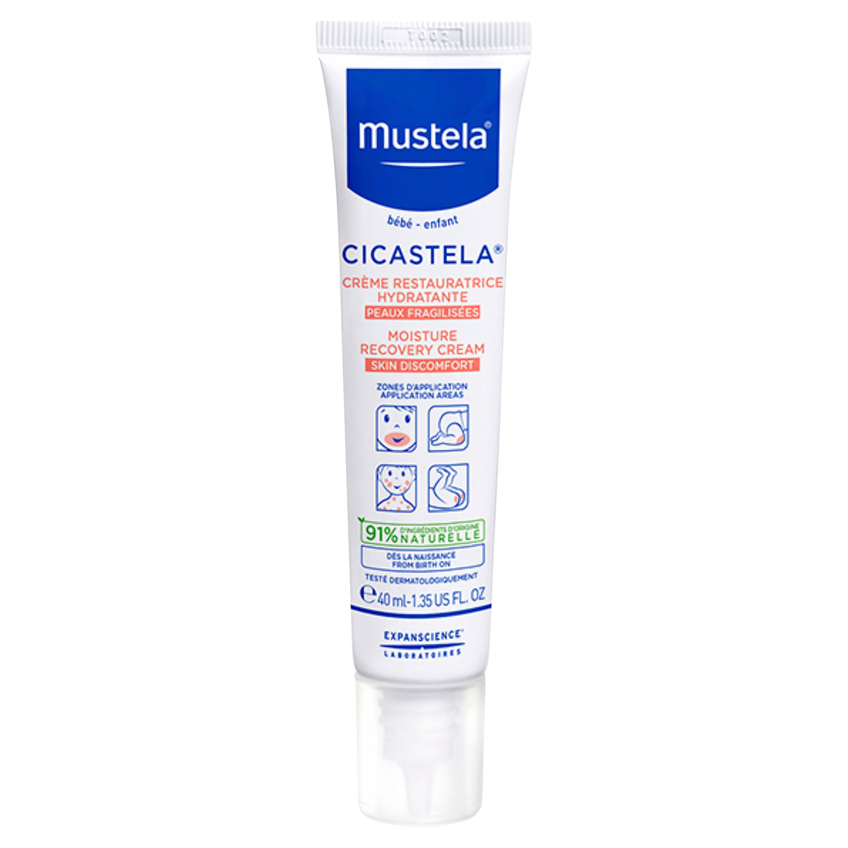 Mustela Cicastela SOS Recovery Cream For Various Skin Irritation 40ml