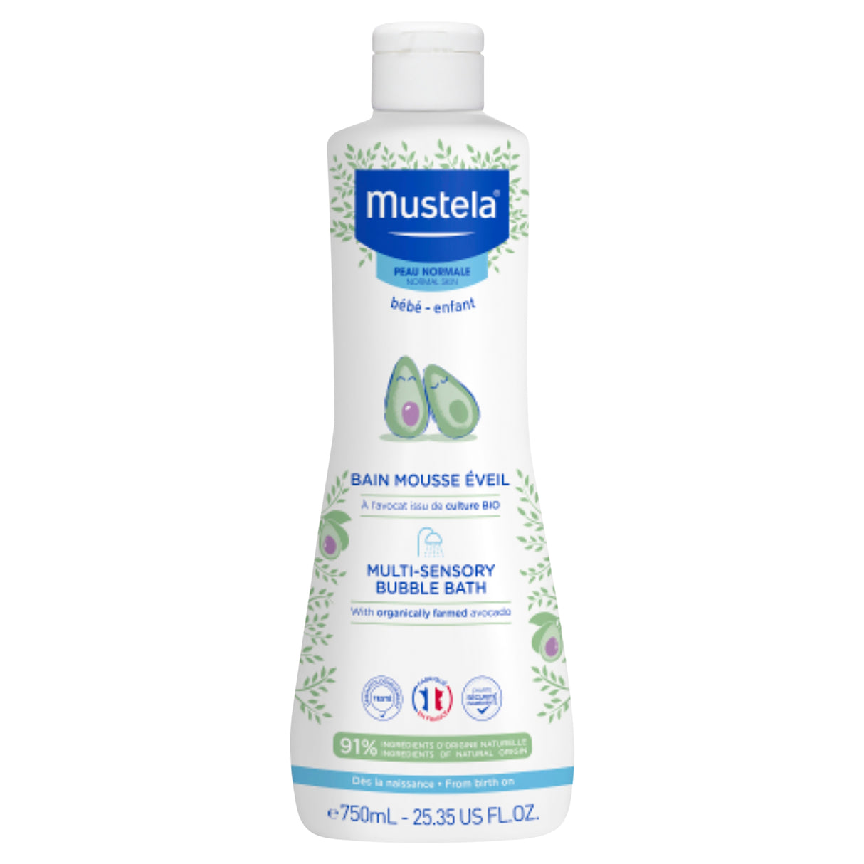 MUSTELA M/Sensory Bubble Bath 750ml