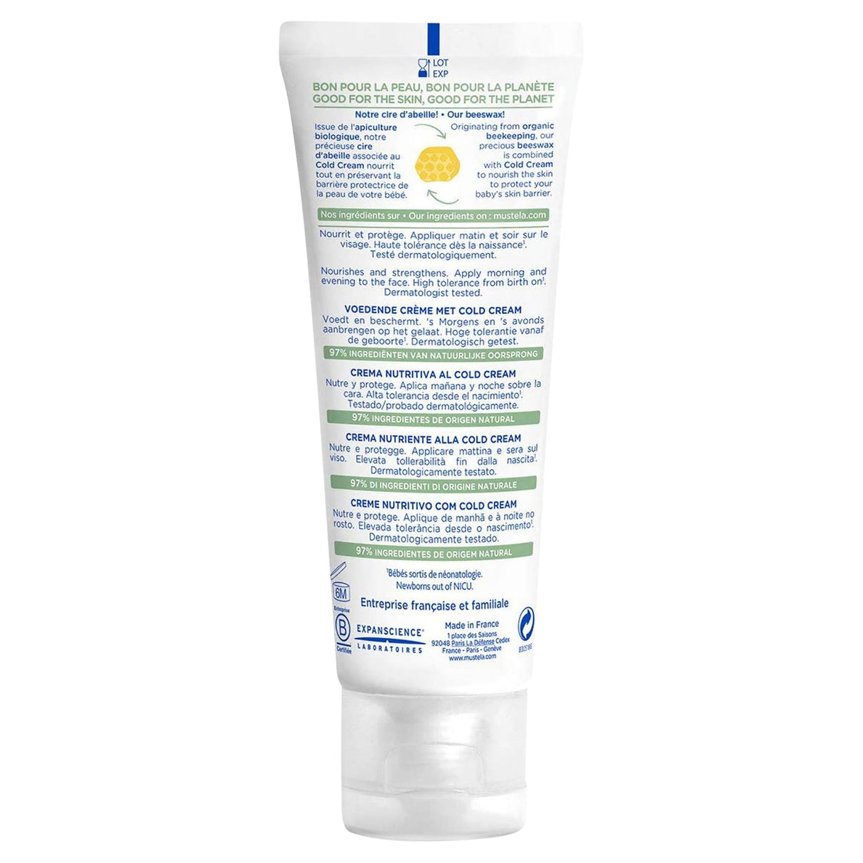 Mustela Nourishing Face Cream with Cold Cream 40ml