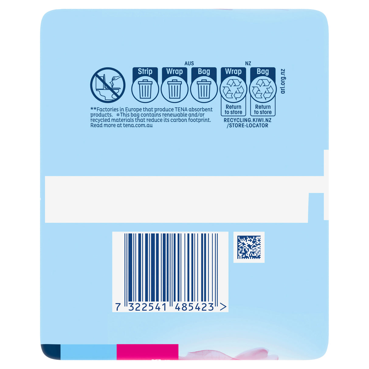 TENA Pads InstaDRY Long 8p