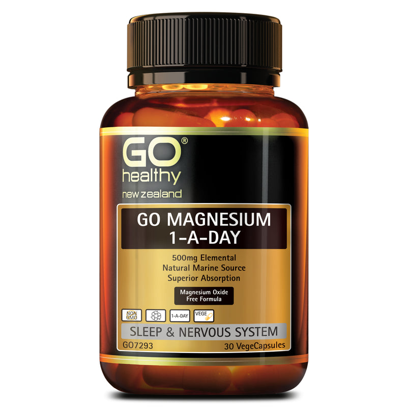 GO Healthy GO Magnesium 1-A-Day 30 Caps