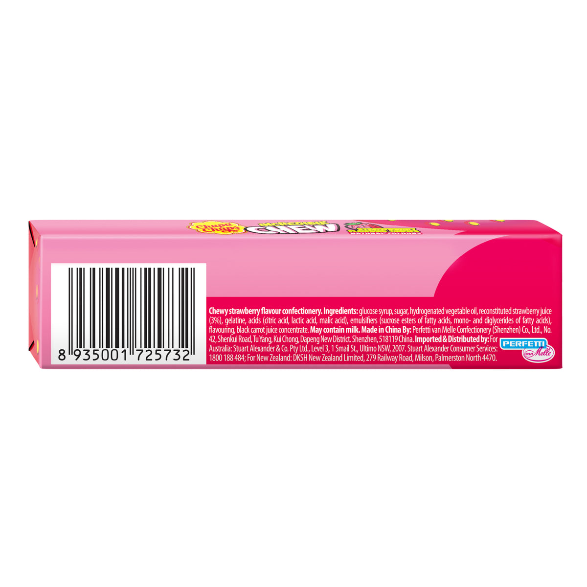 Chupa Chups Incredible Chew Strawberry 45 g