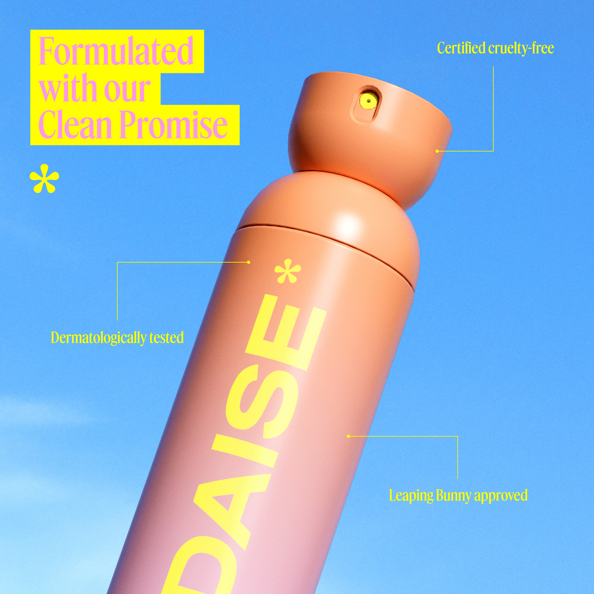 DAISE Peachy Daise All Body Spray & Deodorant in Berry & Mandarin, 3.5 oz/120 mL