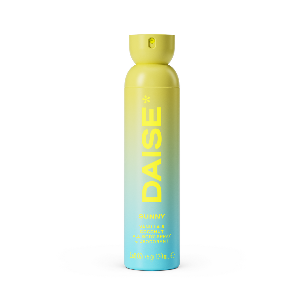 DAISE Sunny Daise All Body Spray & Deodorant in Vanilla & Coconut, 3.5 oz/120 mL