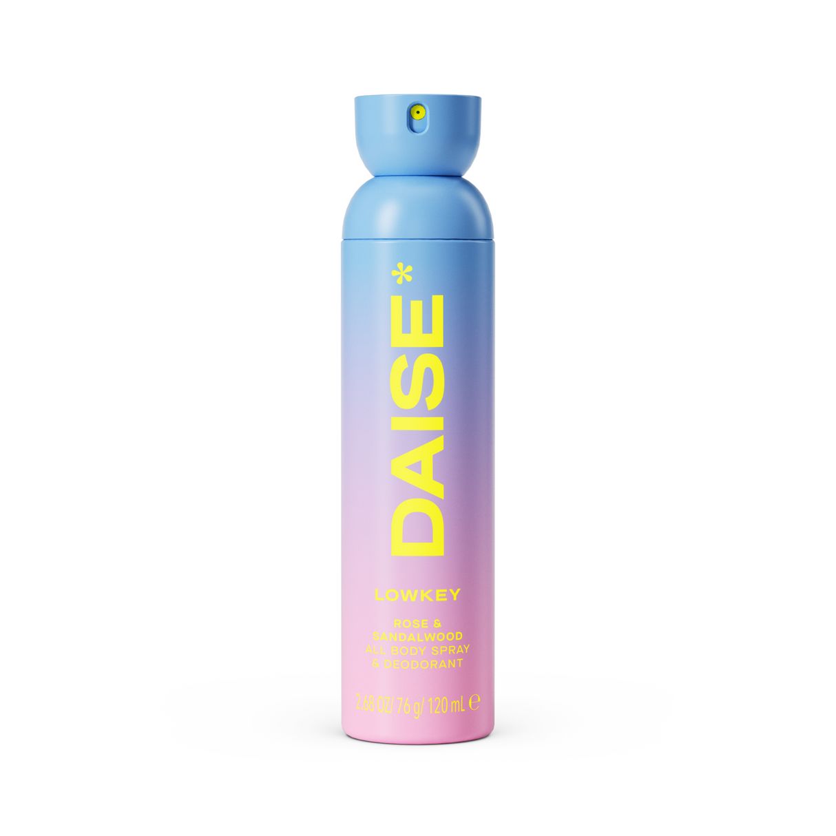 DAISE Lowkey Daise All Body Spray & Deodorant in Rose & Sandalwood, 3.5 oz/120 mL