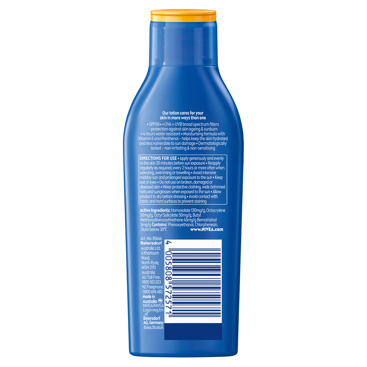 NIVEA Sun Moist Lotion SPF50+ 200ml