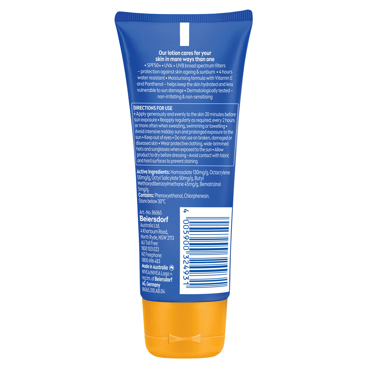 NIVEA Protect & Moisture Moisture Lock SPF 50+ Sunscreen Lotion 100 mL