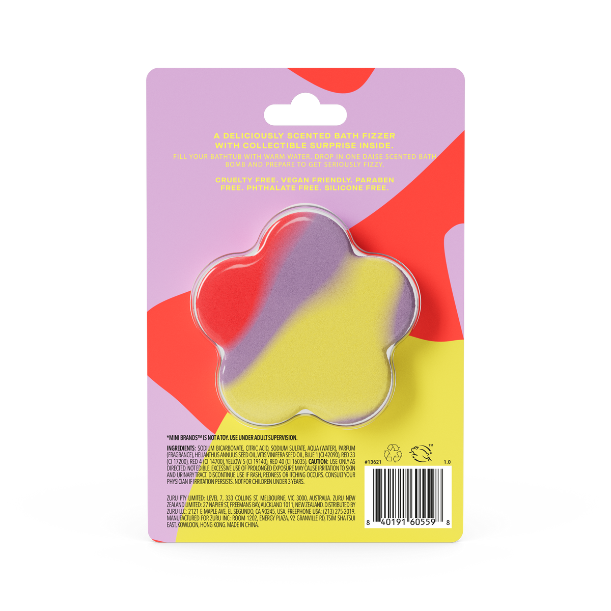 DAISE Fizzed Up Bath Bomb Berry Sherbert 85g