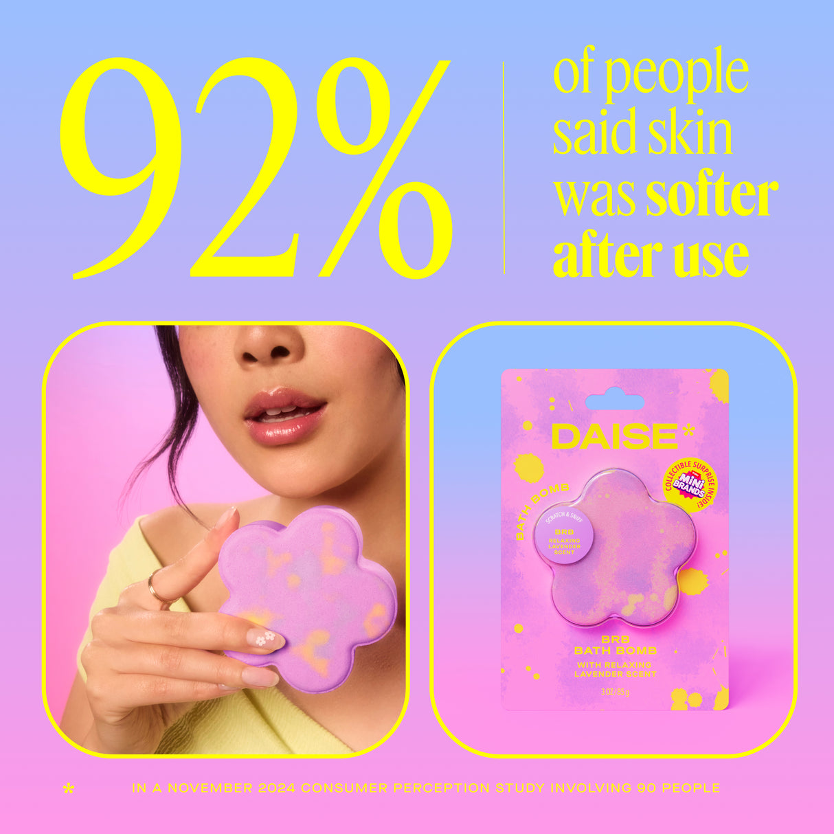 DAISE BRB Bath Bomb Lavender Scent 85g