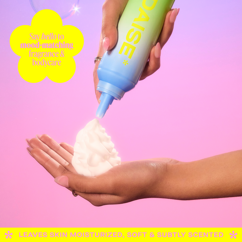 DAISE Foaming Body Wash in Coconut Whip, 8.8 oz/ 250 g / 265 mL