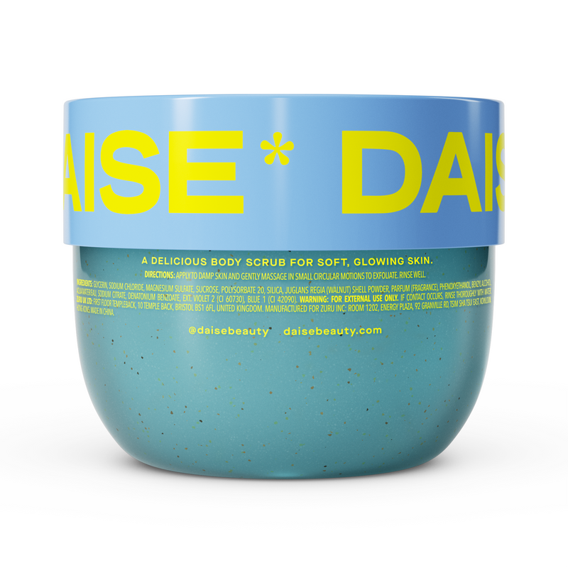 DAISE Exfoliating Body Scrub in Coconut Glow, 18 oz/510 g
