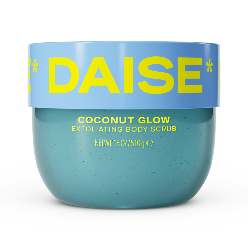 DAISE Exfoliating Body Scrub in Coconut Glow, 18 oz/510 g