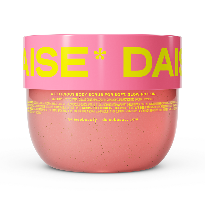 DAISE Exfoliating Body Scrub in Pomegranate Glow, 18 oz/510 g