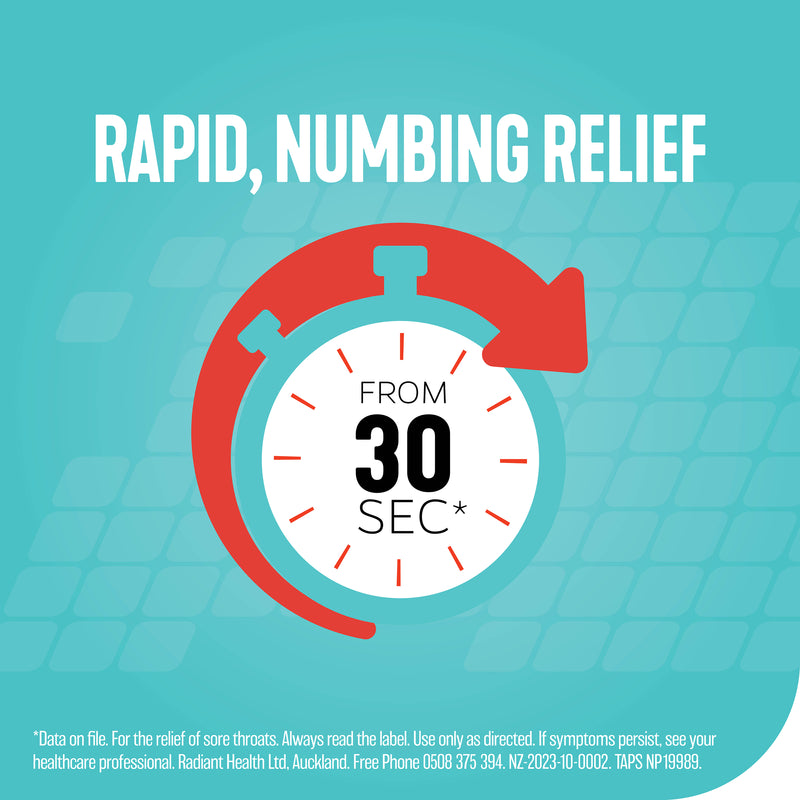 Difflam Plus Sore Throat Spray Anaesthetic + Antibacterial + Anti-Inflammatory Watermelon 225 Sprays 30mL