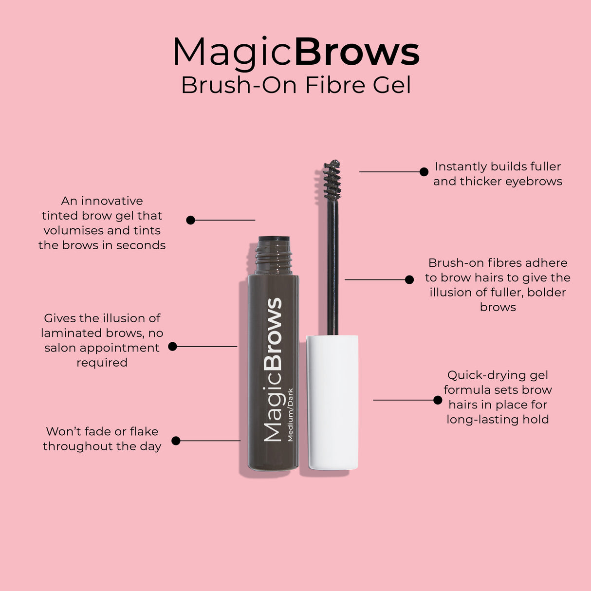 MCo MCW166 Magic Brows Med Brn