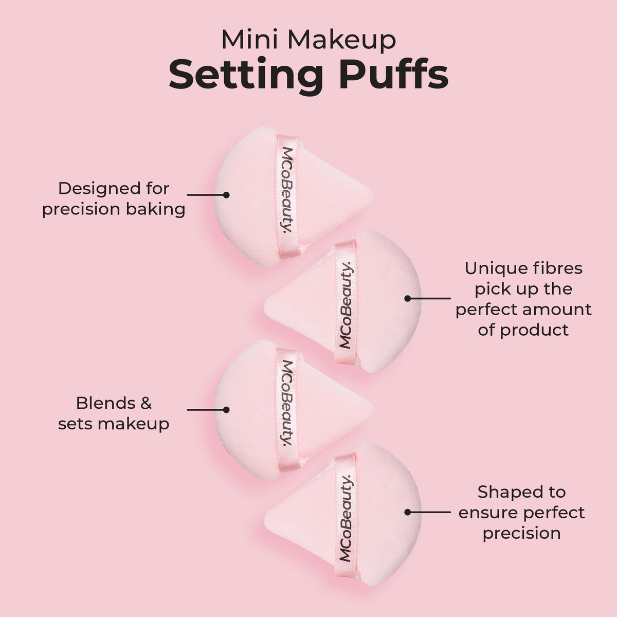 MCo MCH483 Mini M/U Sett. Puffs 4pk