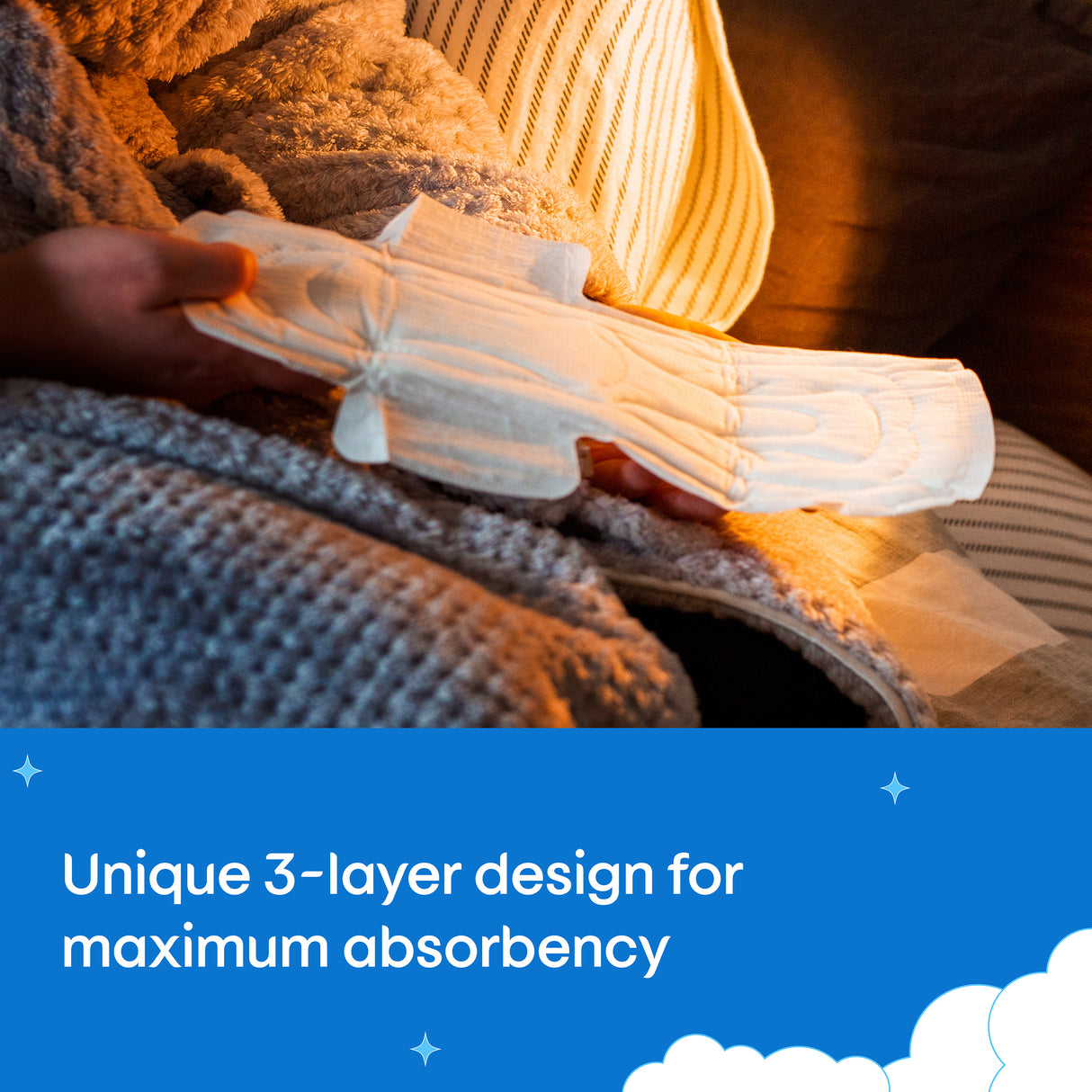 U By Kotex Ultrathin Overnight Pads with Wings 10 Pack
