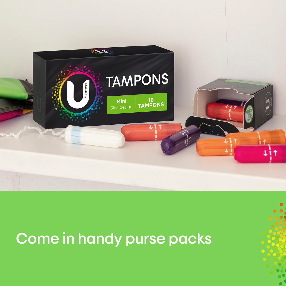 U by Kotex Tampons Mini 16 Pack