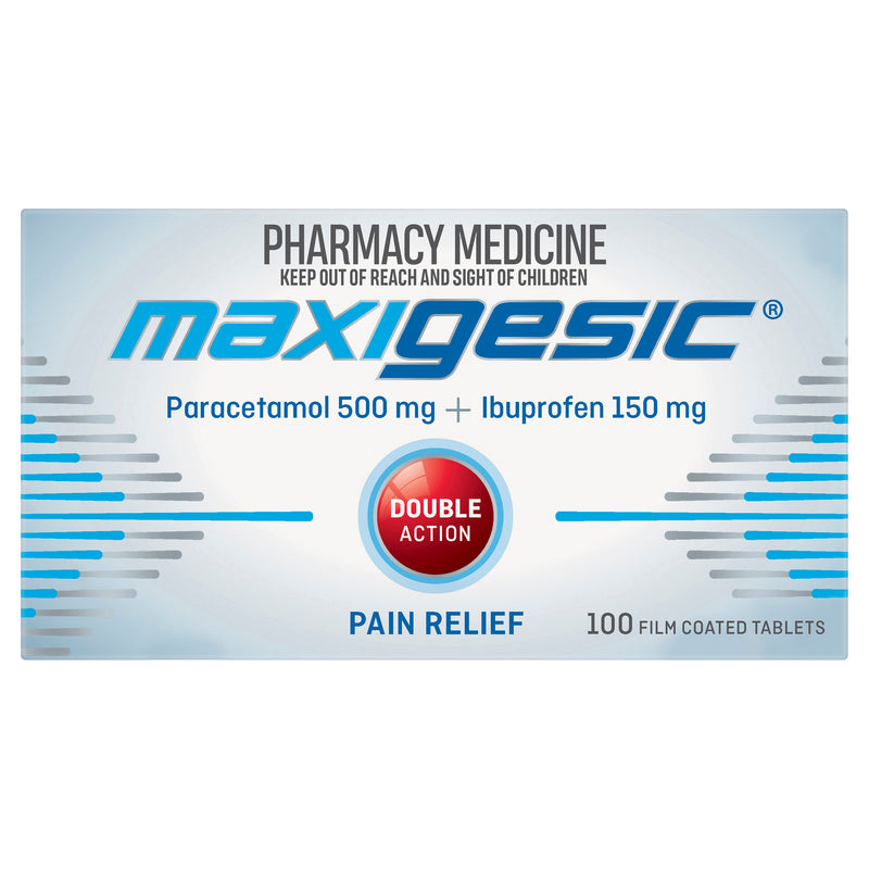 Maxigesic Pain Relief Tablets 100s