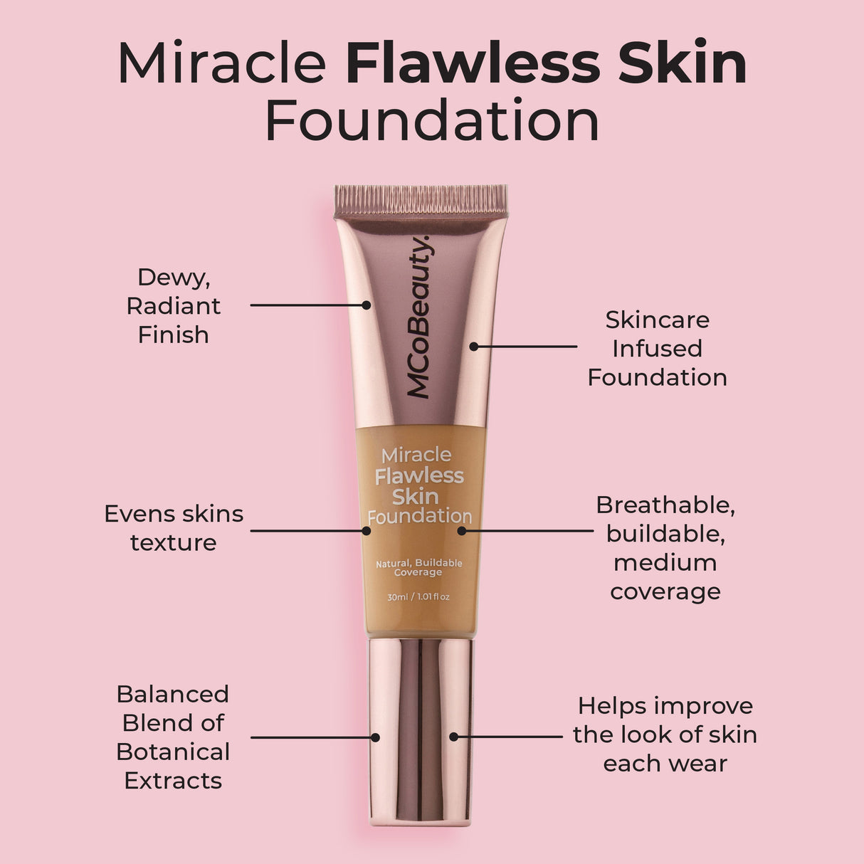 MCo MCW465 Miracle FL Skn Fnd N/ Med
