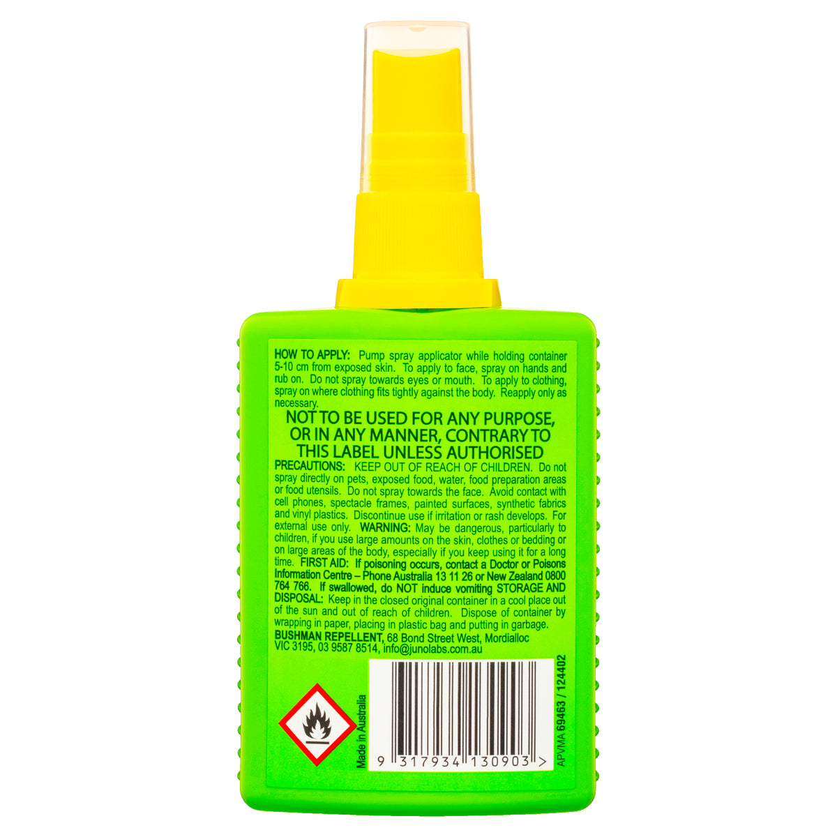 Bushman Plus Pump Spray 100ml