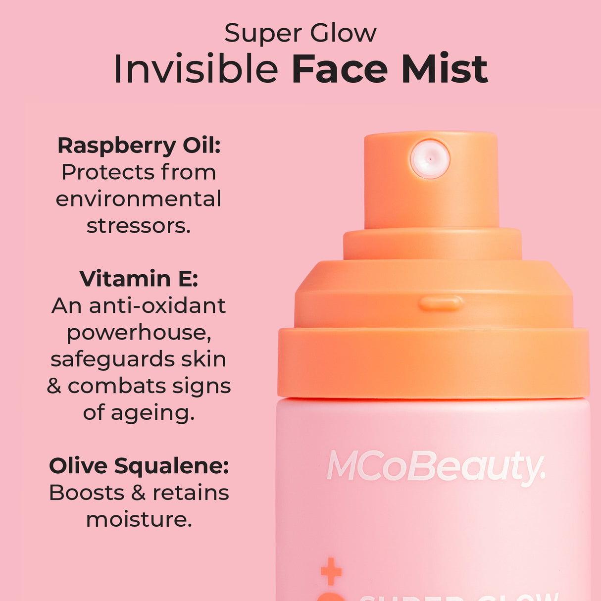 MCoBeauty Super Glow Invisible Face Mist SPF50+