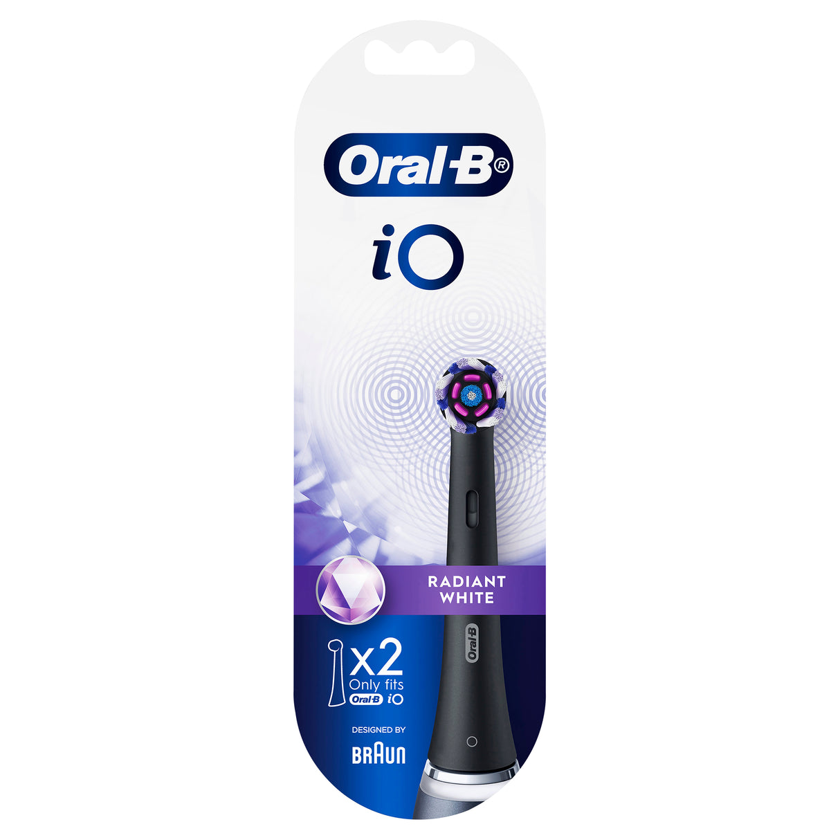 ORAL B iO Radiant White (R) Blk 2pk