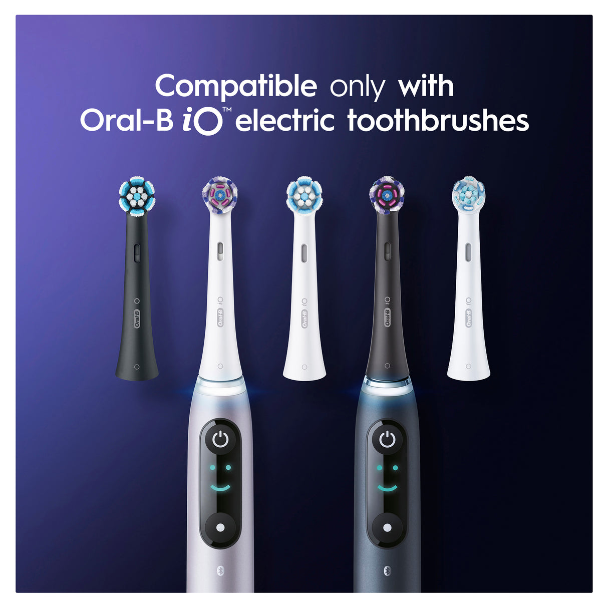ORAL B iO Radiant White (R) Blk 2pk