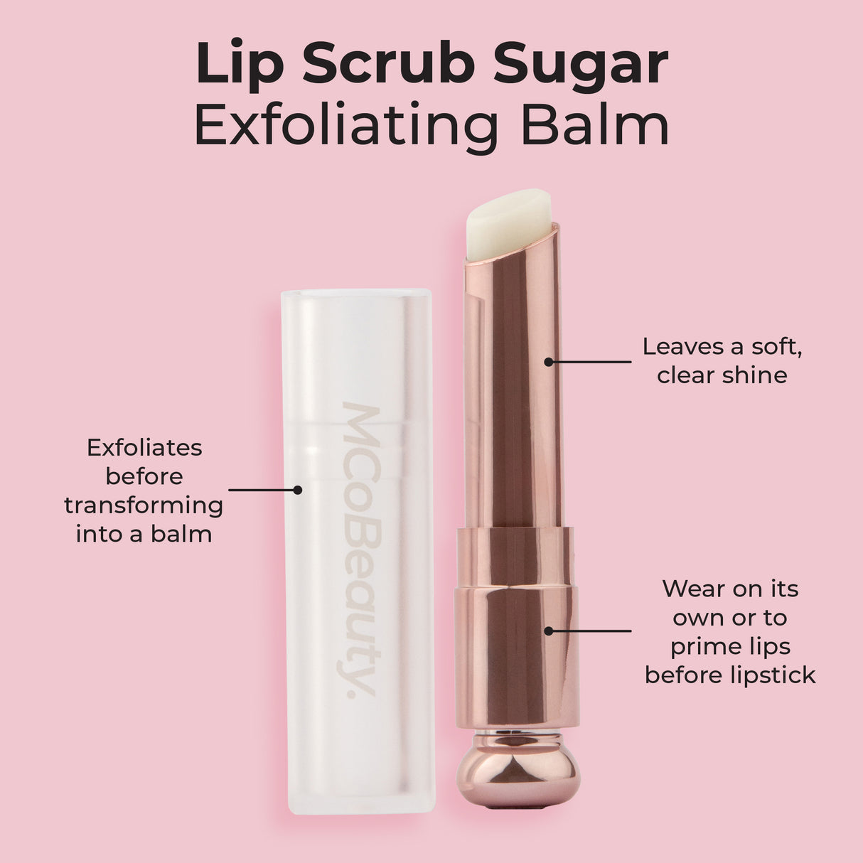 MCo MCW457 Lip Scrub Sugar Exfo Balm