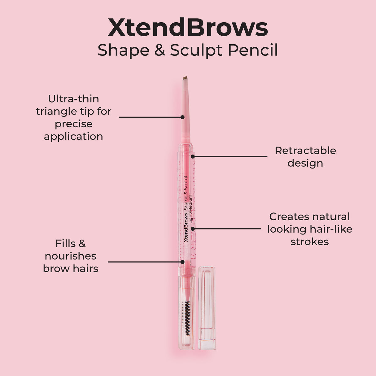 MCo MCW435 XtendBrow S&S Pencil L/Md