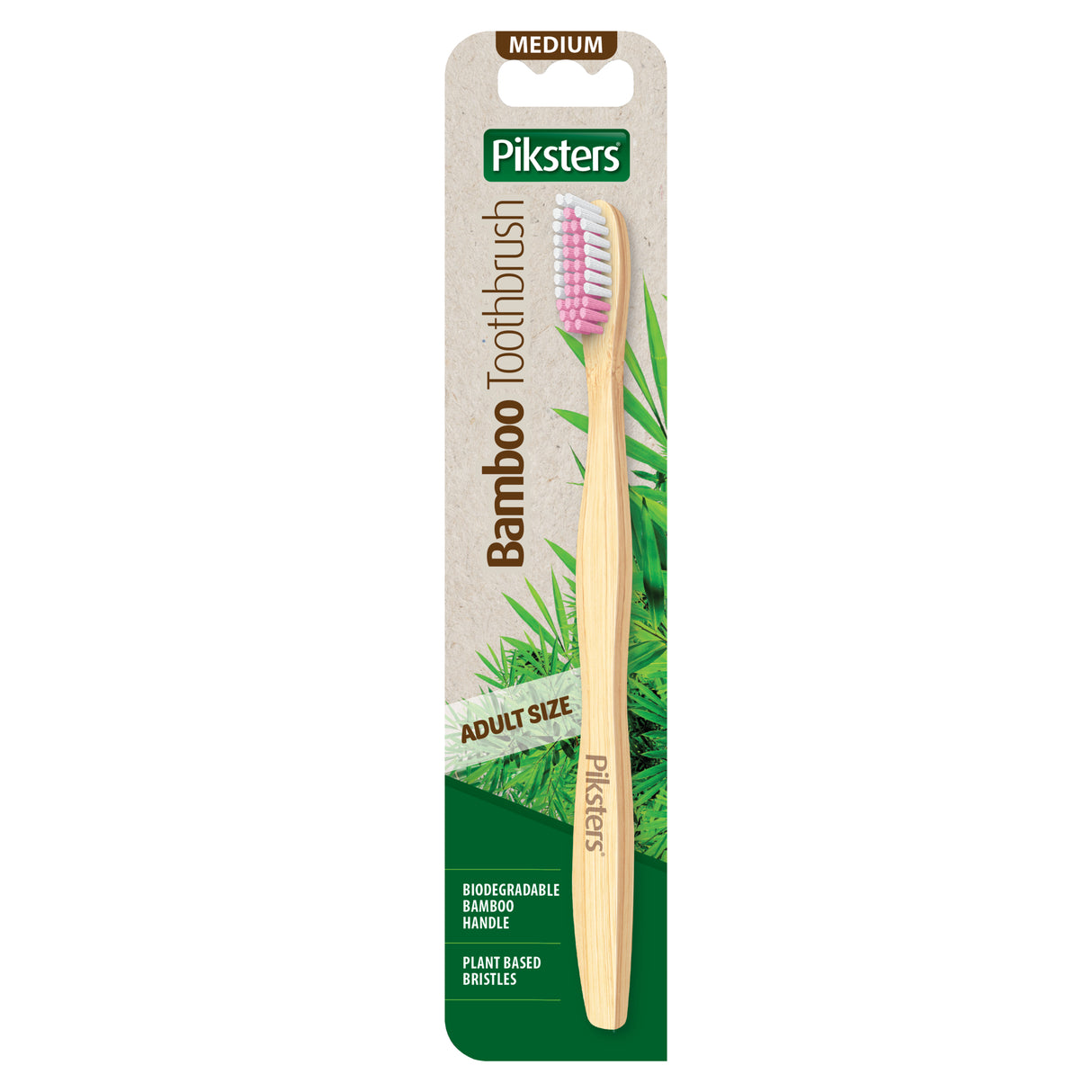 PIKSTERS Bamboo Toothbrush BB Med