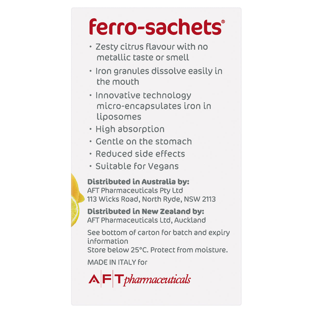 Ferro Sachets Liposomal Iron Granules 28s