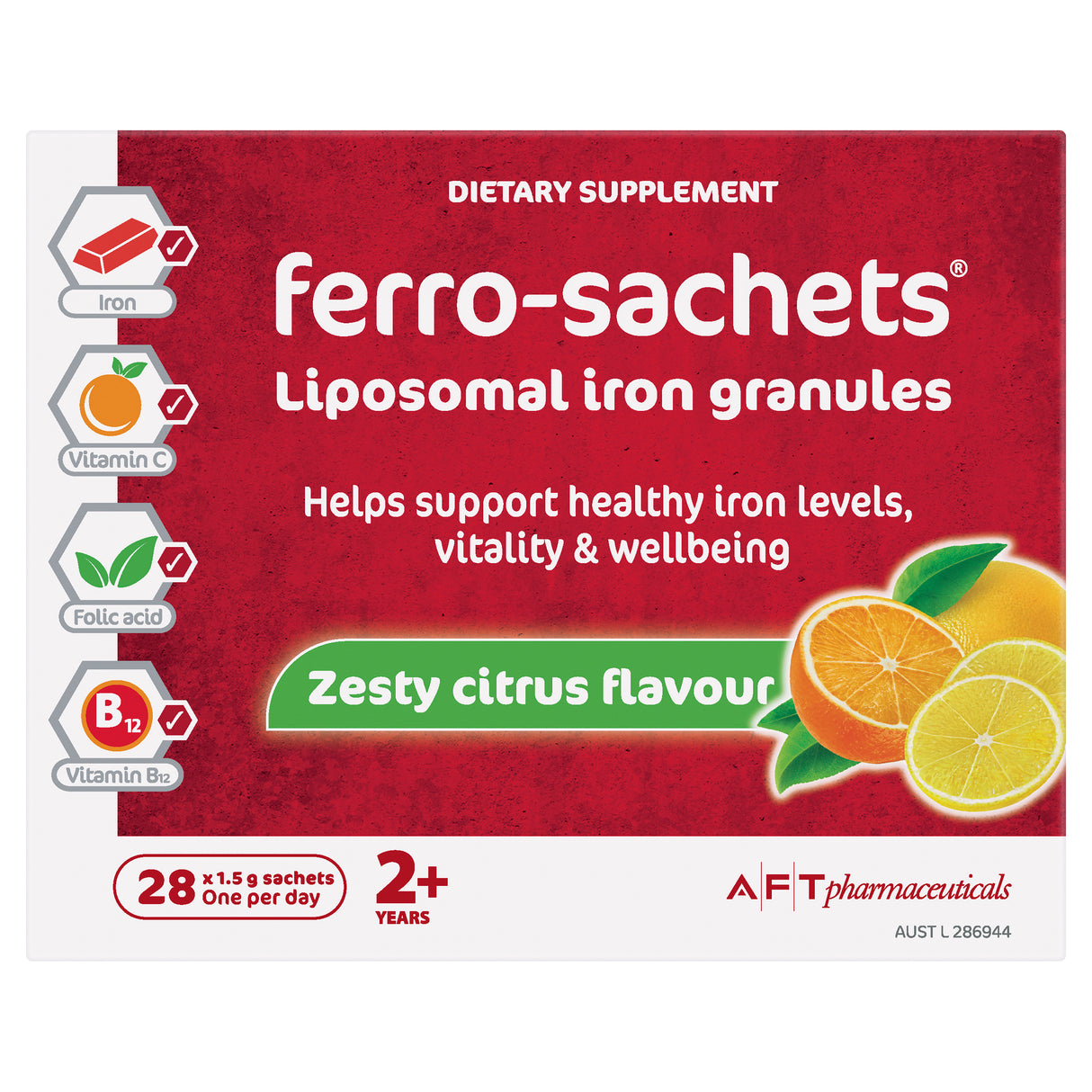 Ferro Sachets Liposomal Iron Granules 28s