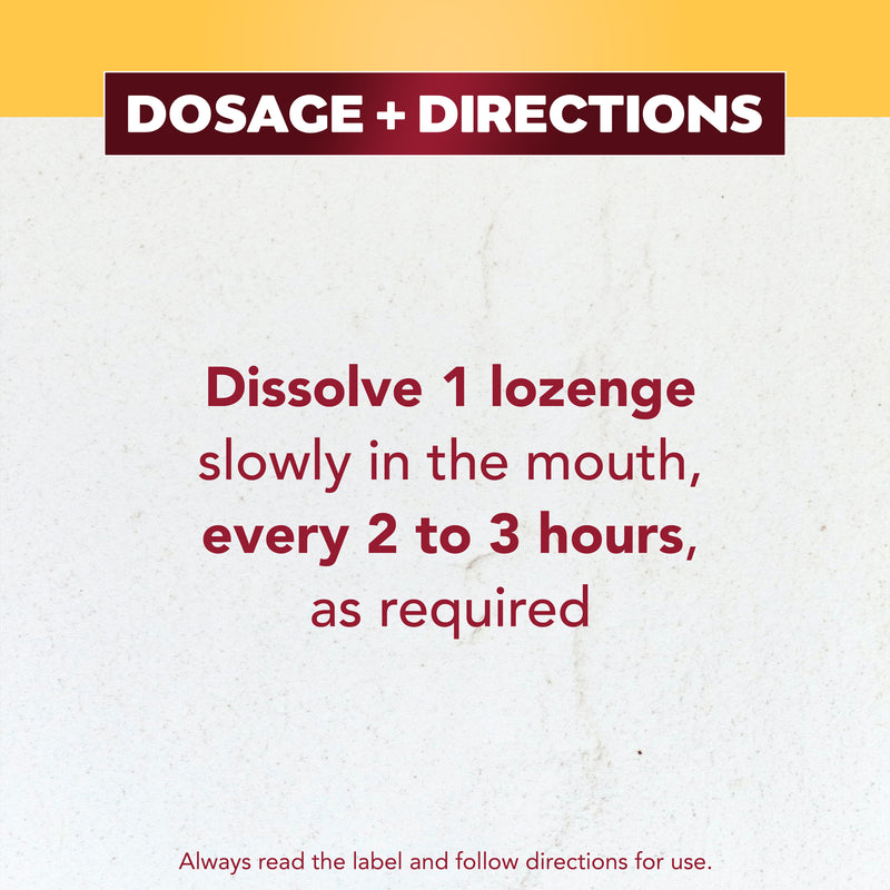 Betadine Sore Throat Lozenges Honey & Lemon 16 Pack
