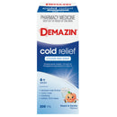 Demazin Cold Relief Colour Free Syrup 200ml