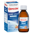 Demazin Cold Relief Colour Free Syrup 200ml