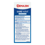 Demazin Cold Relief Colour Free Syrup 200ml