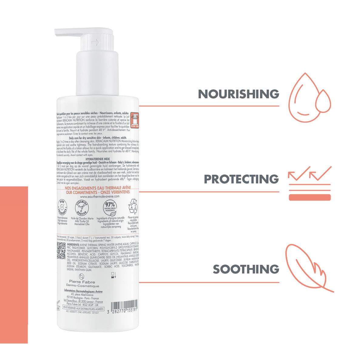 AVENE Nutri Moisture Lotion 400ml
