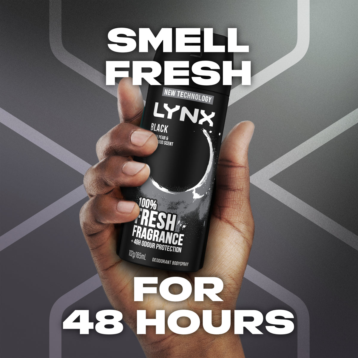 Lynx Deodorant Body Spray Black 165ml
