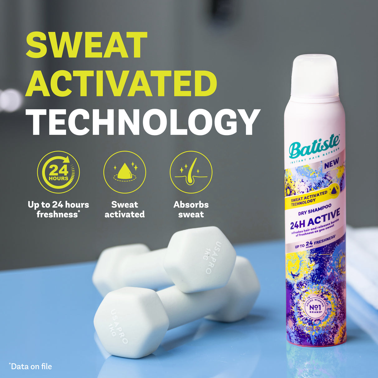 BATISTE Active Dry Shampoo 200ml