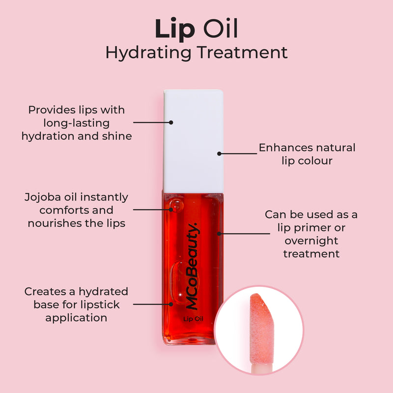 MCoBeauty Lip Oil Hydrating Treatment - Sheer Red