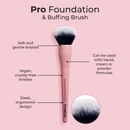 MCoBeauty Pro Found & Buffing Brush