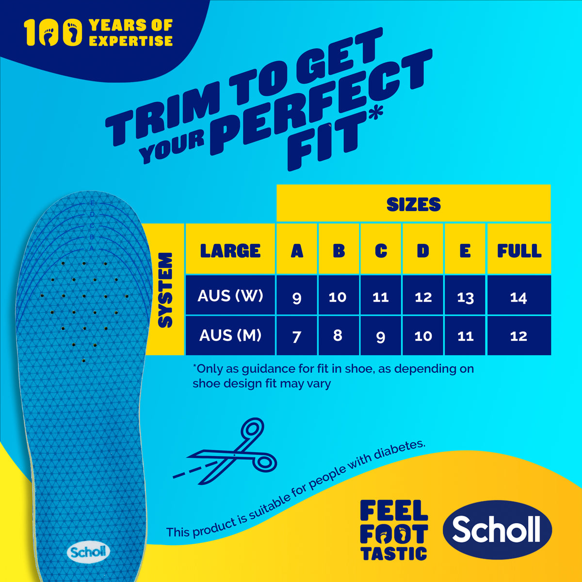 SCHOLL Gel Activ Insole Sprt L