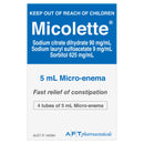 Micolette Enema Tubes 5mL 4s
