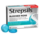 Strepsils Plus Blocked Nose Relief Throat Lozenges 36s